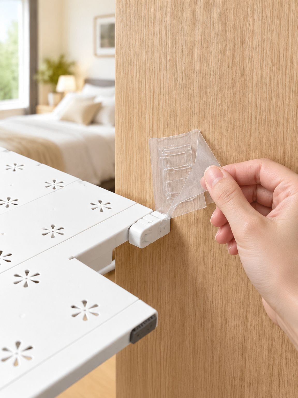 Closet storage shelf organizer with an adjustable design