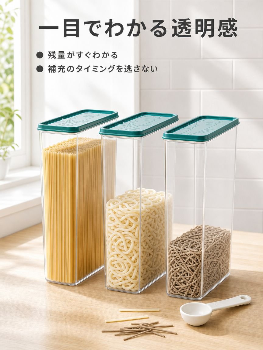 キッチン用穀物保存瓶