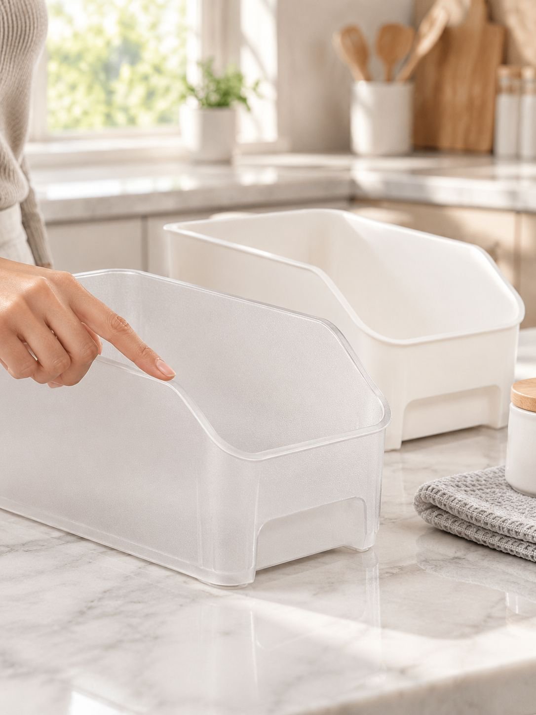 Easy-to-install cabinet organizer for home organization