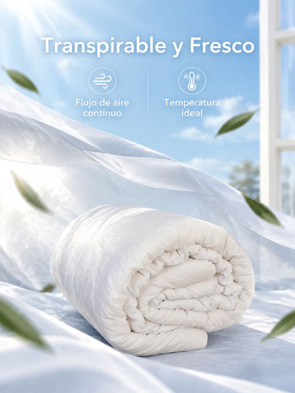 Edredón transpirable de aire acondicionado