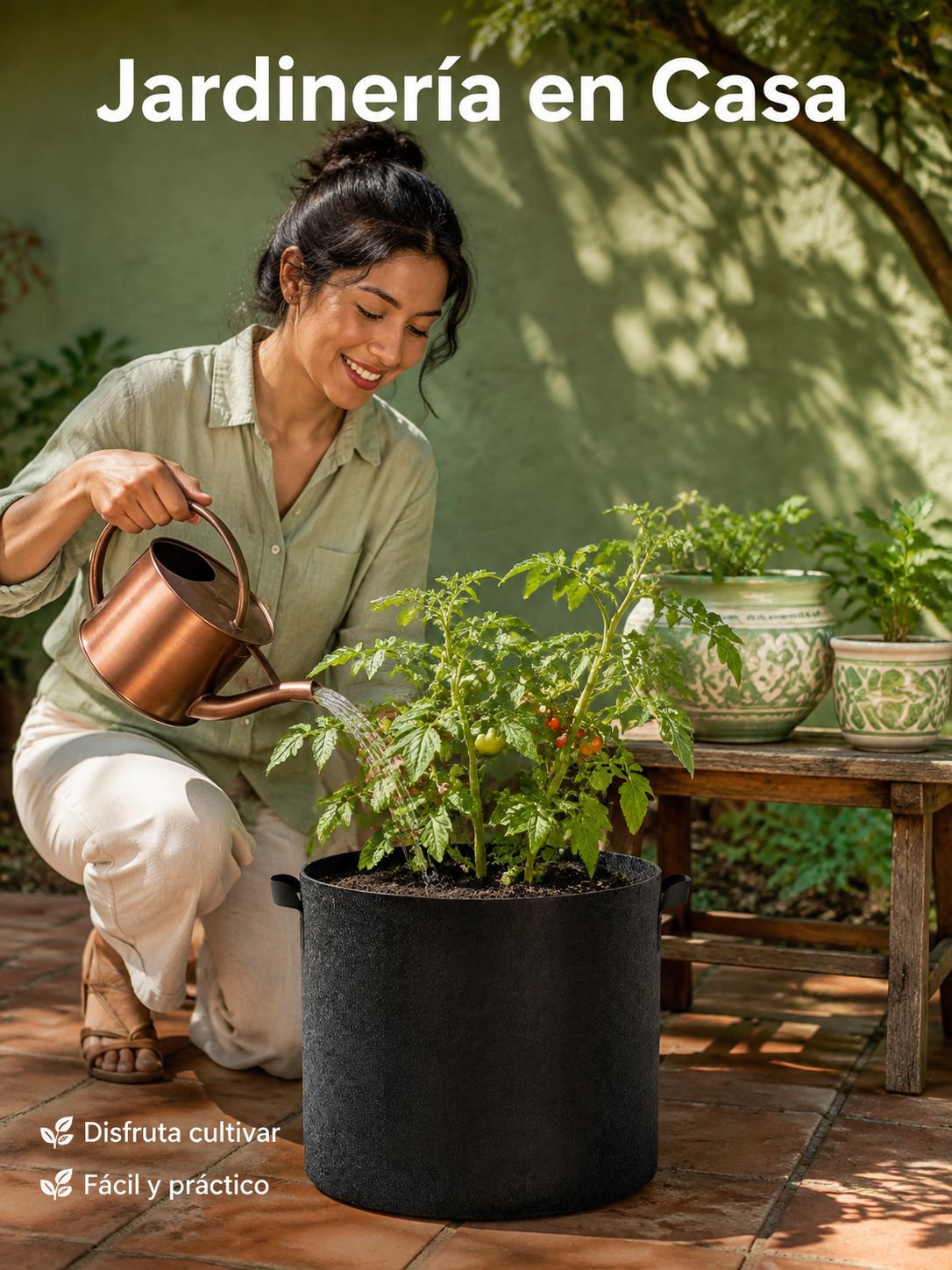 Bolsa de cultivo gruesa de tela no tejida para verduras y frutas