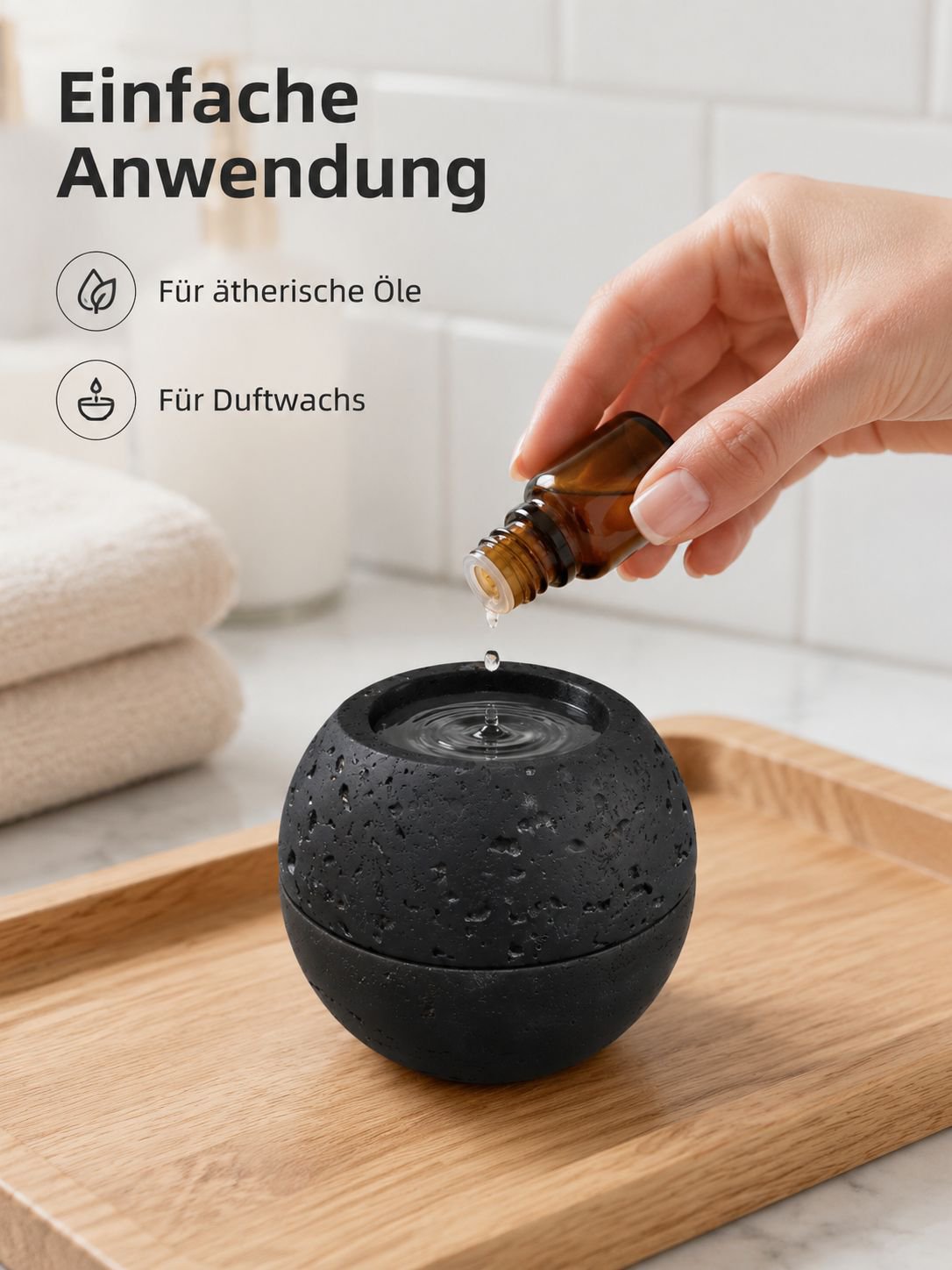 Duftölbrenner aus Stein Wohnkultur
