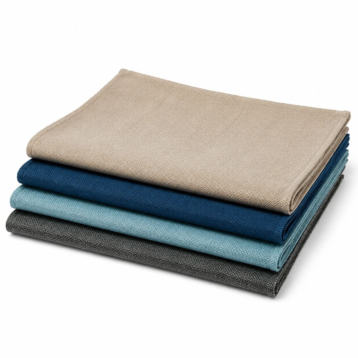 Double-layer Imitation Linen Cloth Placemat Home Insulation Mat Hotel Coaster