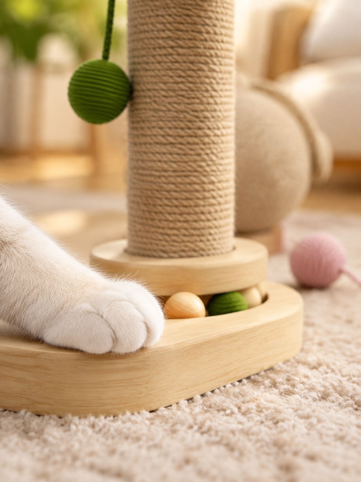 Katzenbaum mit Palmen-Design