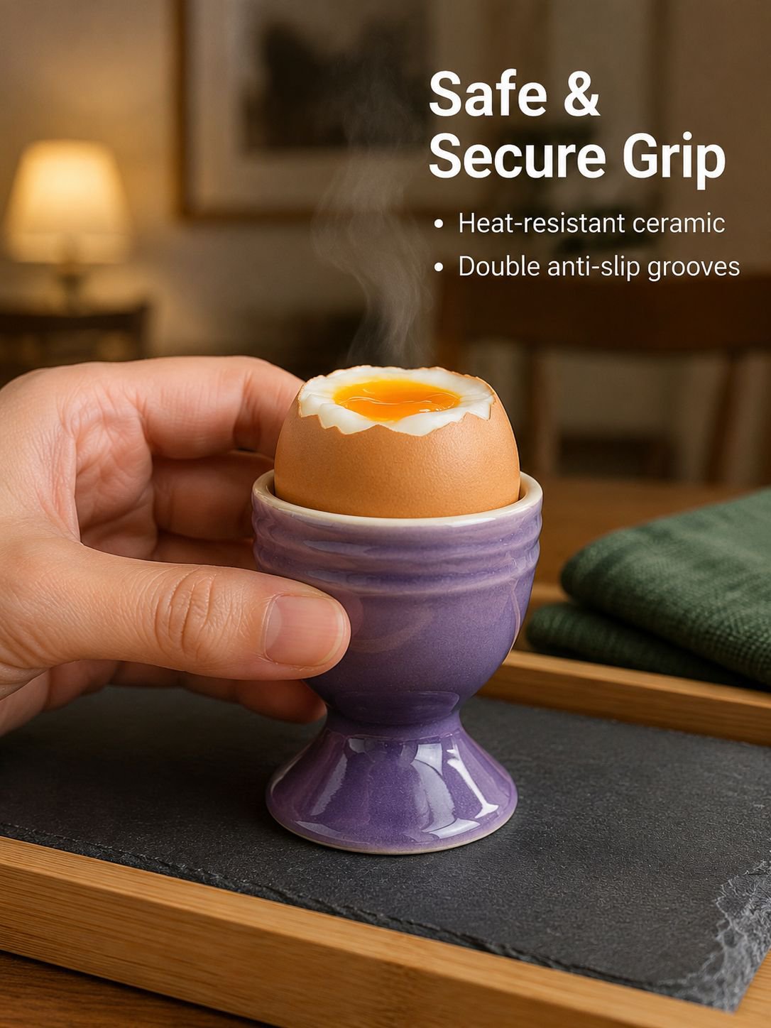 Round Egg Tray with Stand