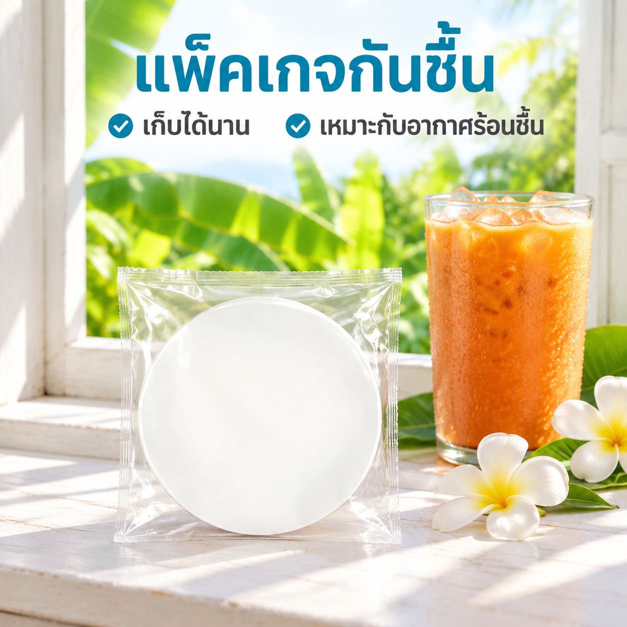 กระดาษรองนึ่งซาลาเปา กันติด สำหรับอบขนม