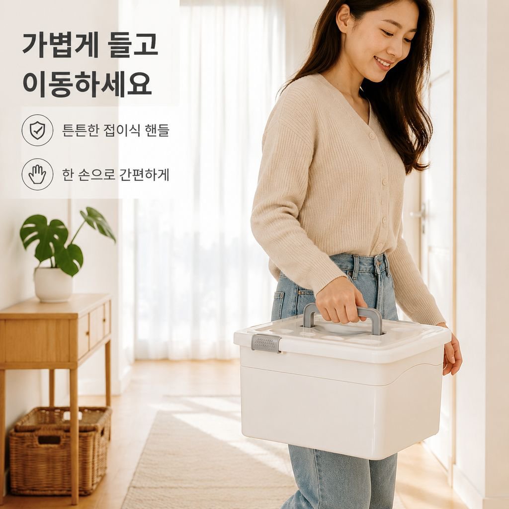 다기능 학생용 플라스틱 수납박스 가정용