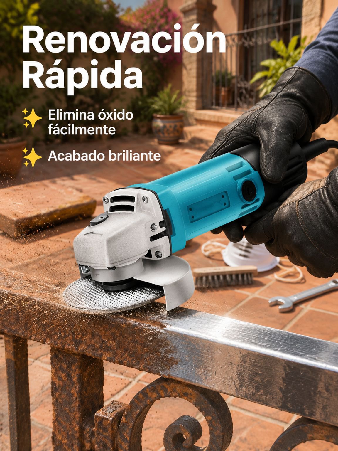 Amoladora angular doméstica multifuncional