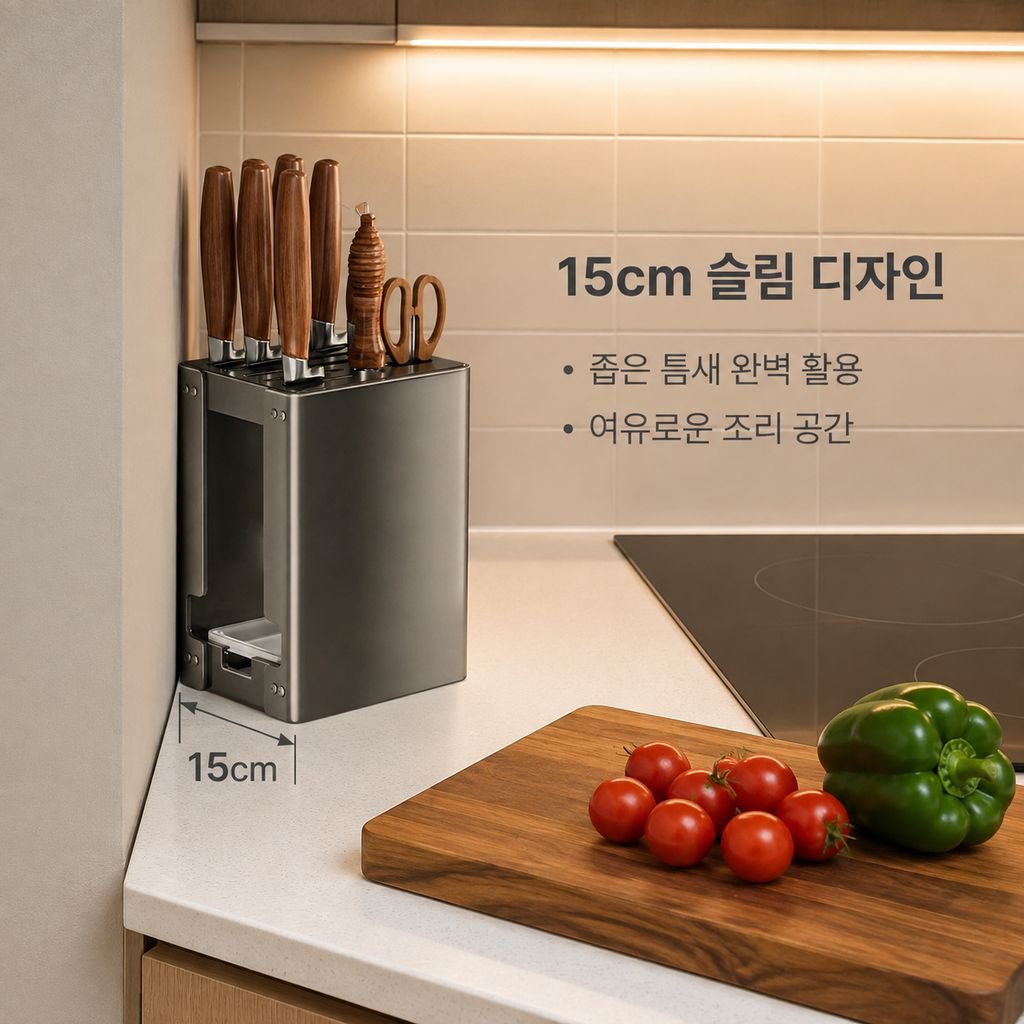 주방 다기능 칼꽂이 정리대
