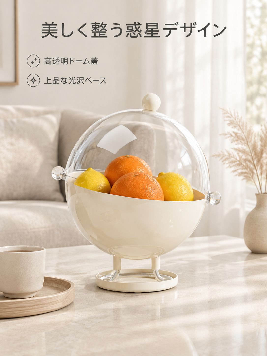 高級感のあるおしゃれなフルーツボウル リビングテーブル用