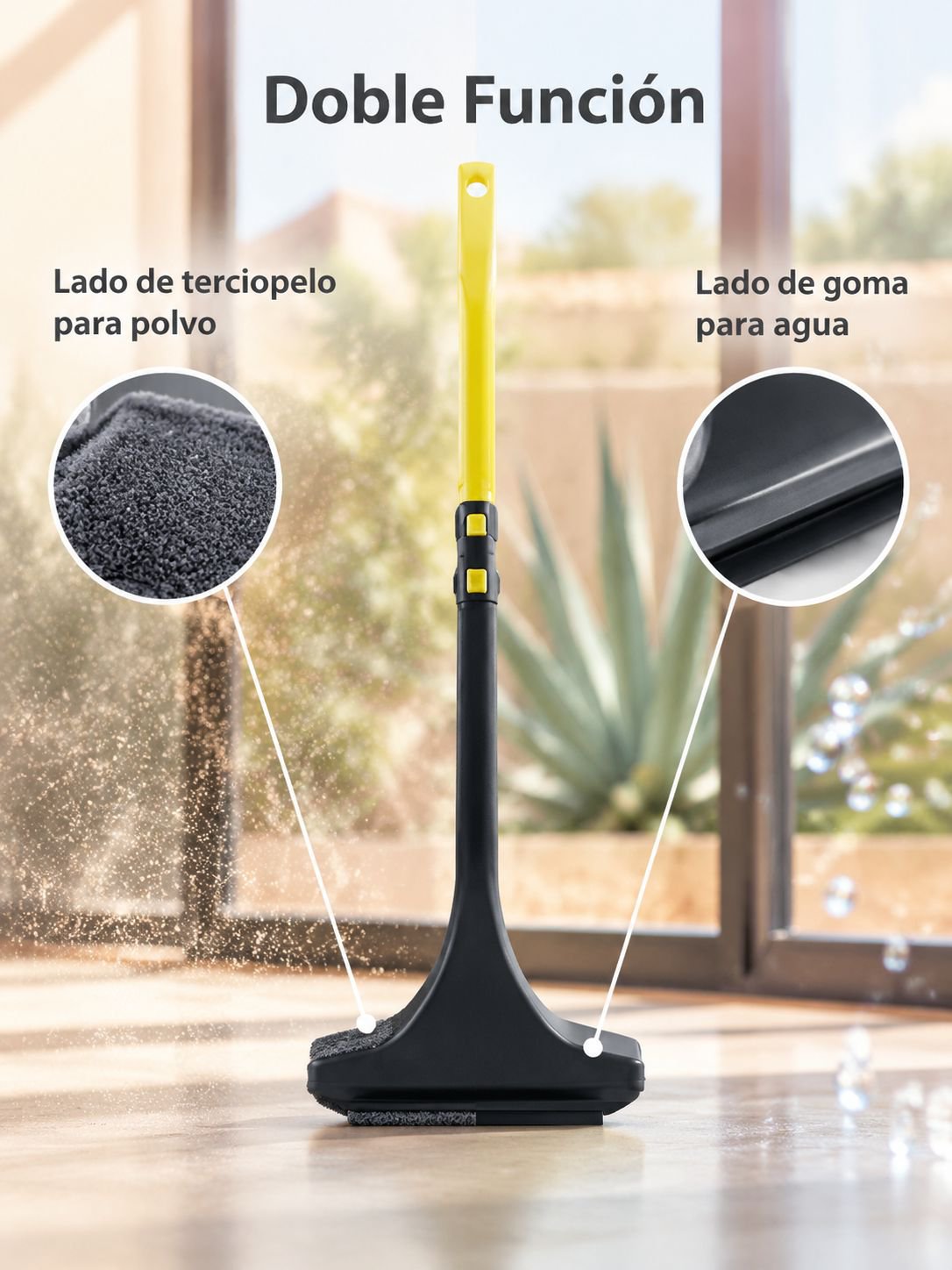 Cepillo 2 en 1 para mosquiteras