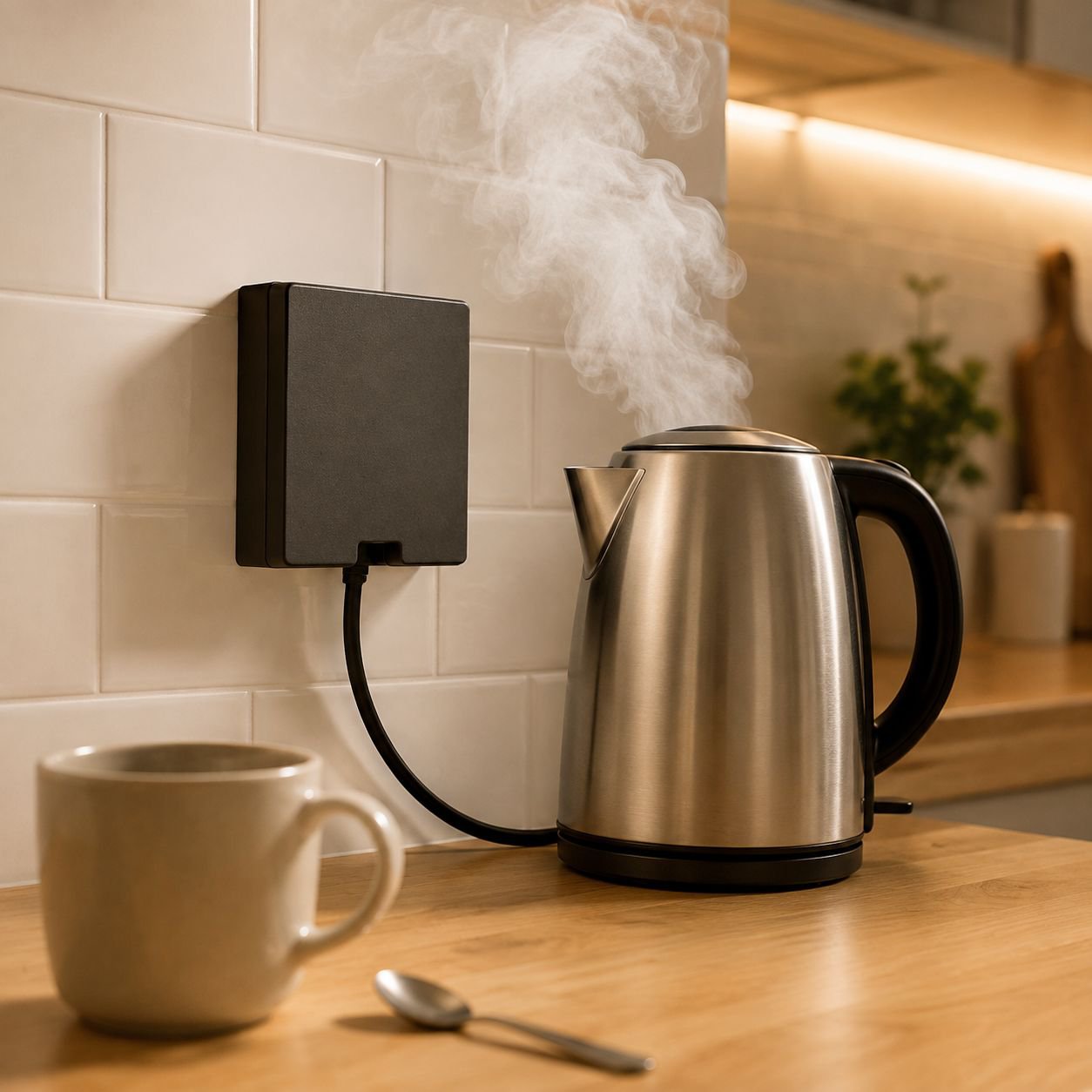 Adhesive wall mount shelf for power strips and adapters
