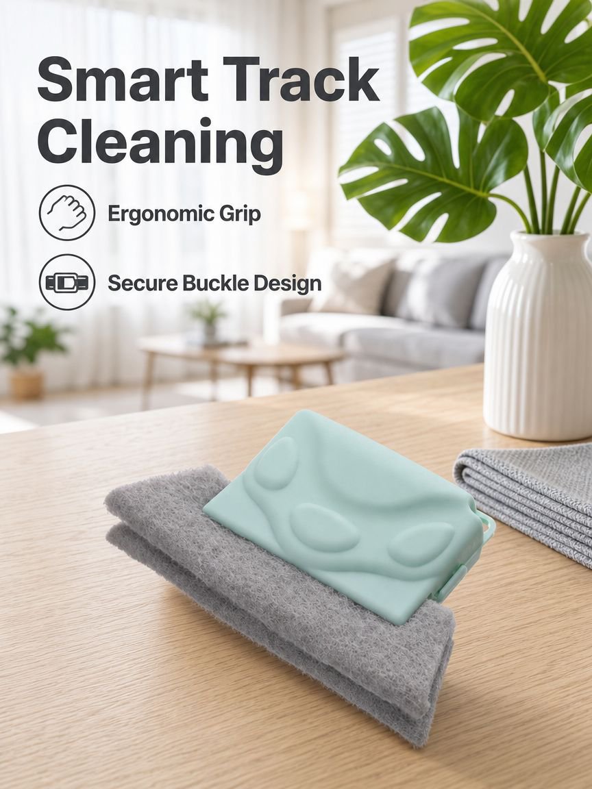 Groove cleaning brush