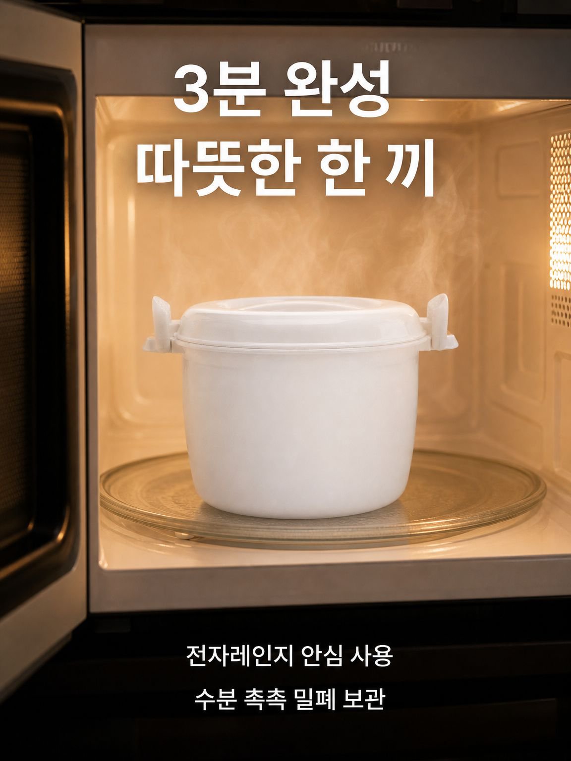 전자레인지 데우는 도시락
