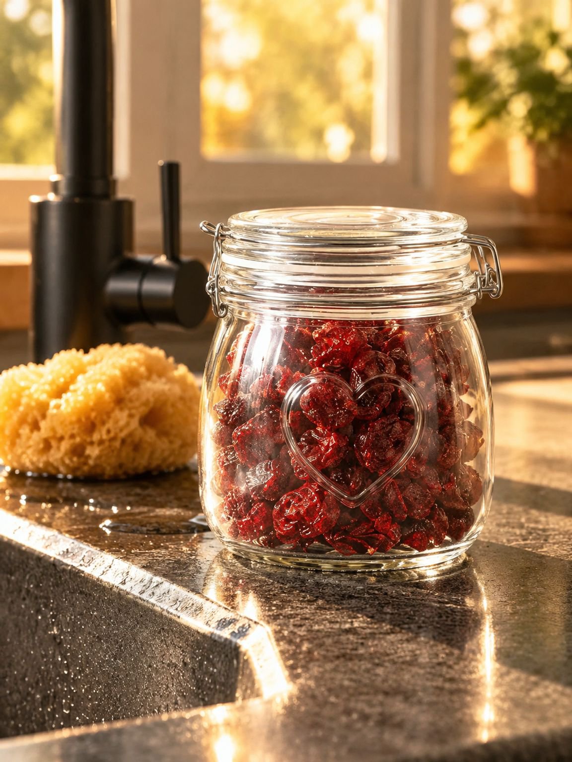 Accessoire de cuisine moderne et élégant en verre et acier