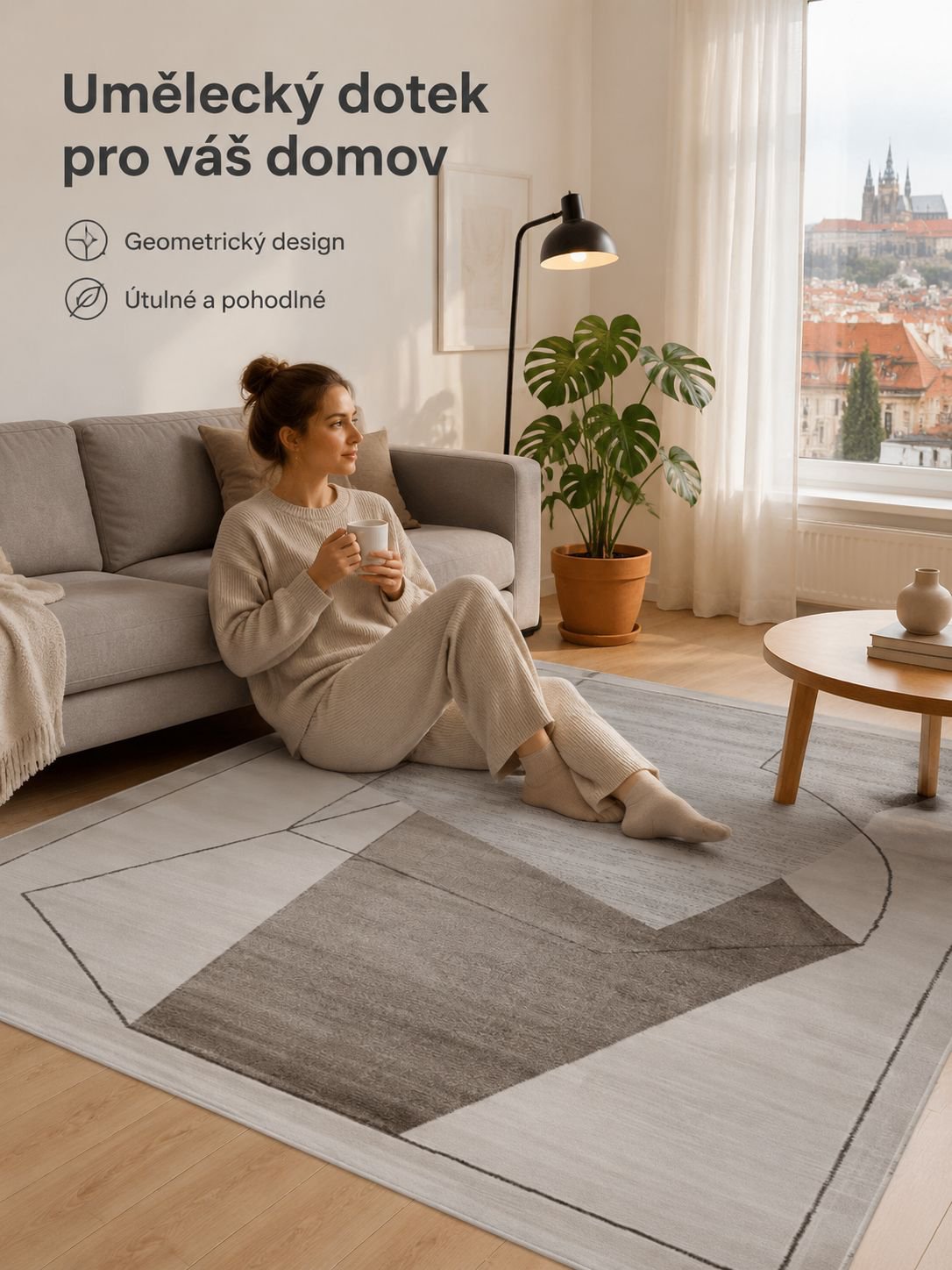 Vysoce kvalitní koberec do obýváku