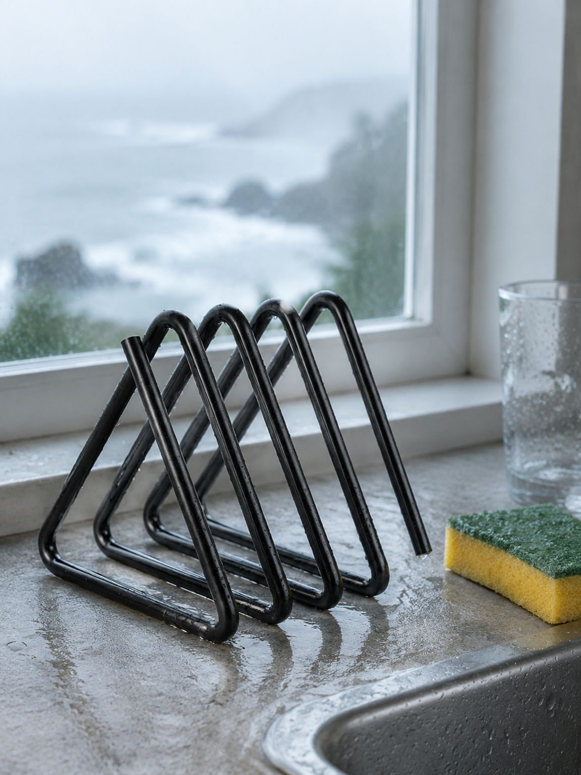 Multi-Functional Cutting Board Organizer Rack