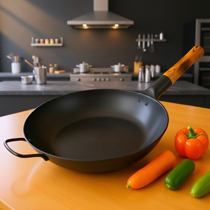 Schmiedeeisen-Wok