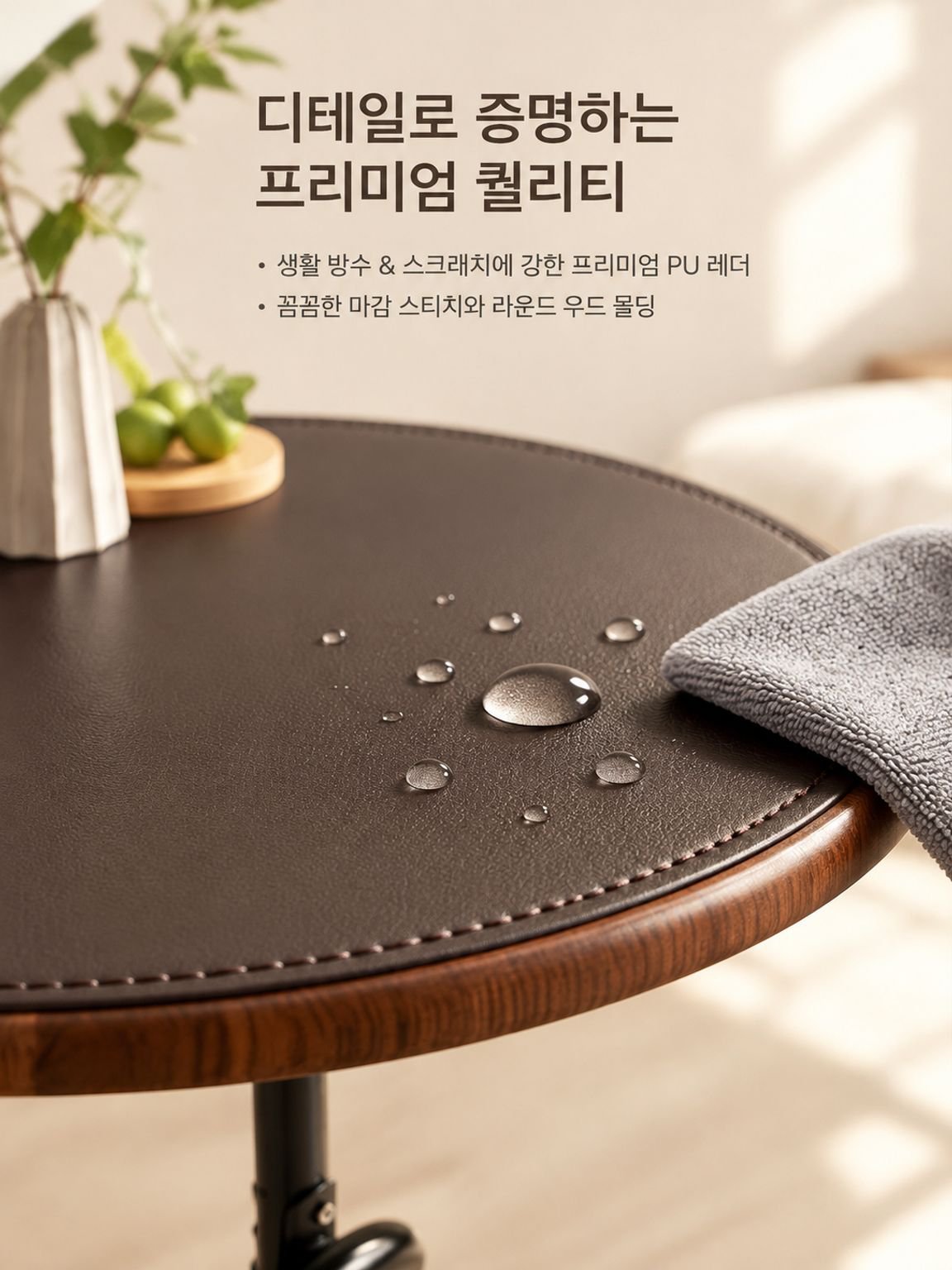 거실 인테리어에 어울리는 소파 옆 보조 테이블