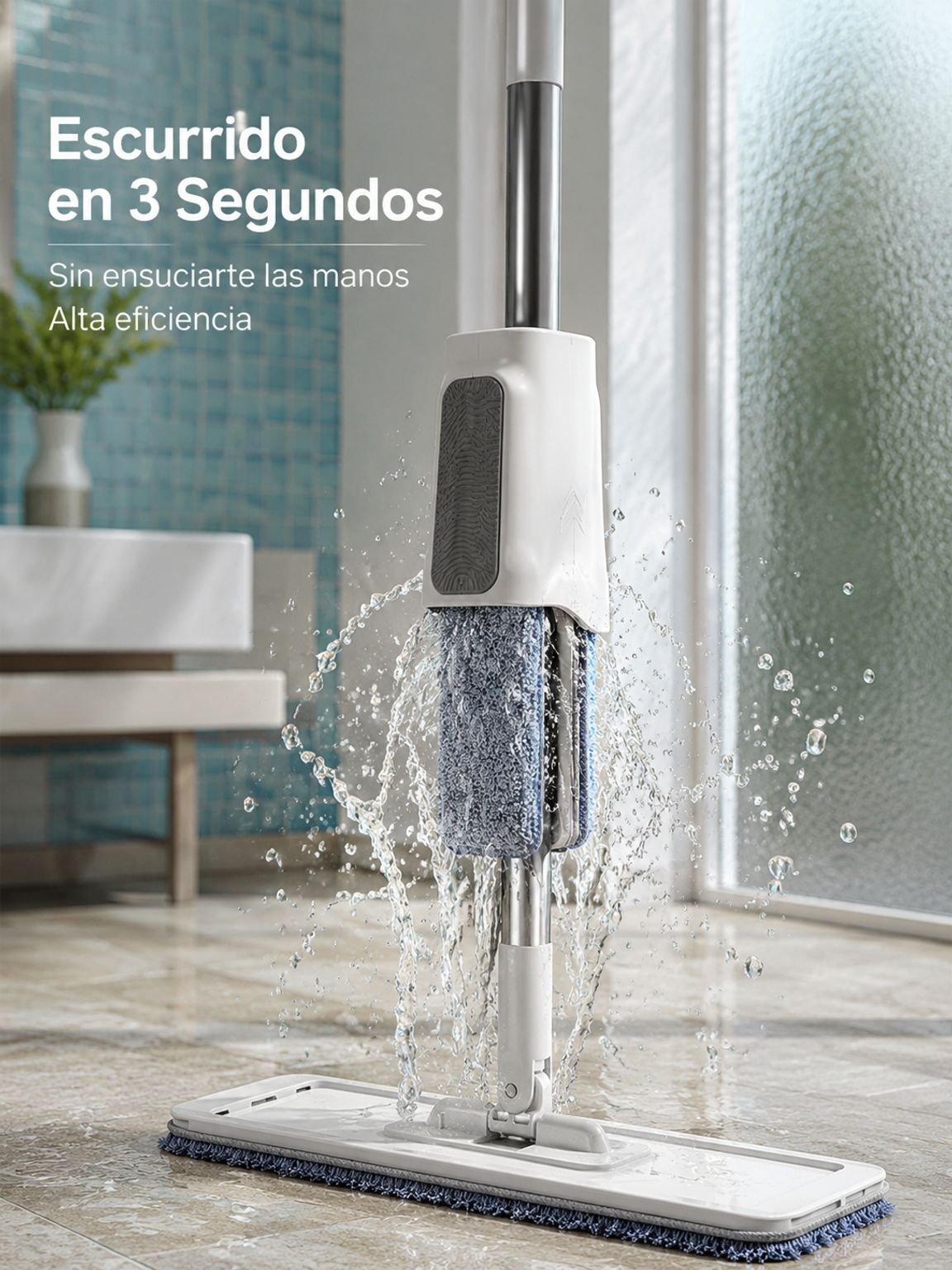 Fregona plana de estilo libre
