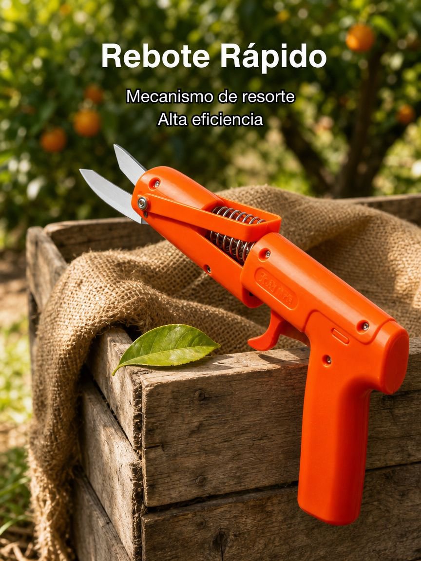 Tijeras de poda y recolección de alta eficiencia para jardinería, aptas para pimientos