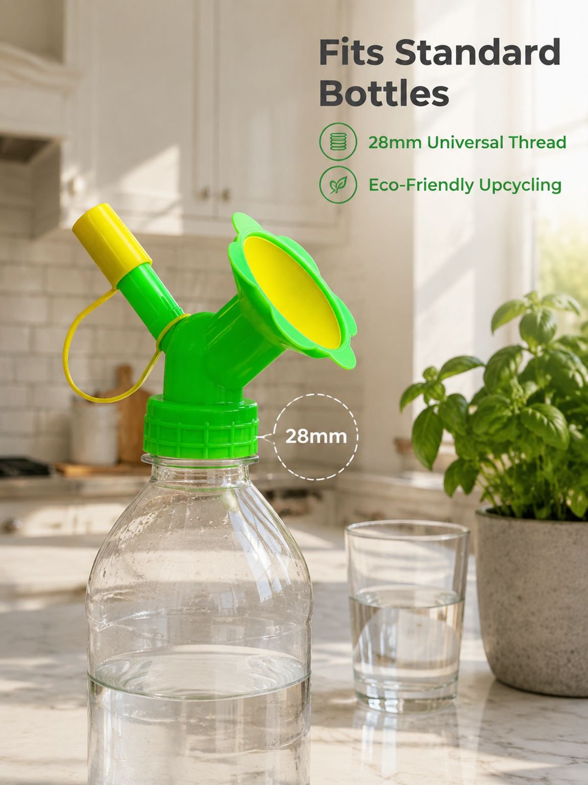 Dual Outlet Spray Bottle Shower Head