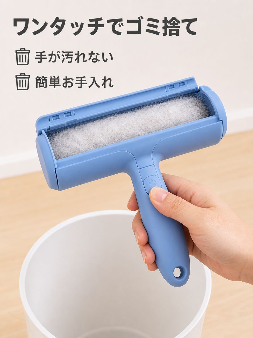 ペット用毛髪除去器ドラム式猫用毛髪除去器