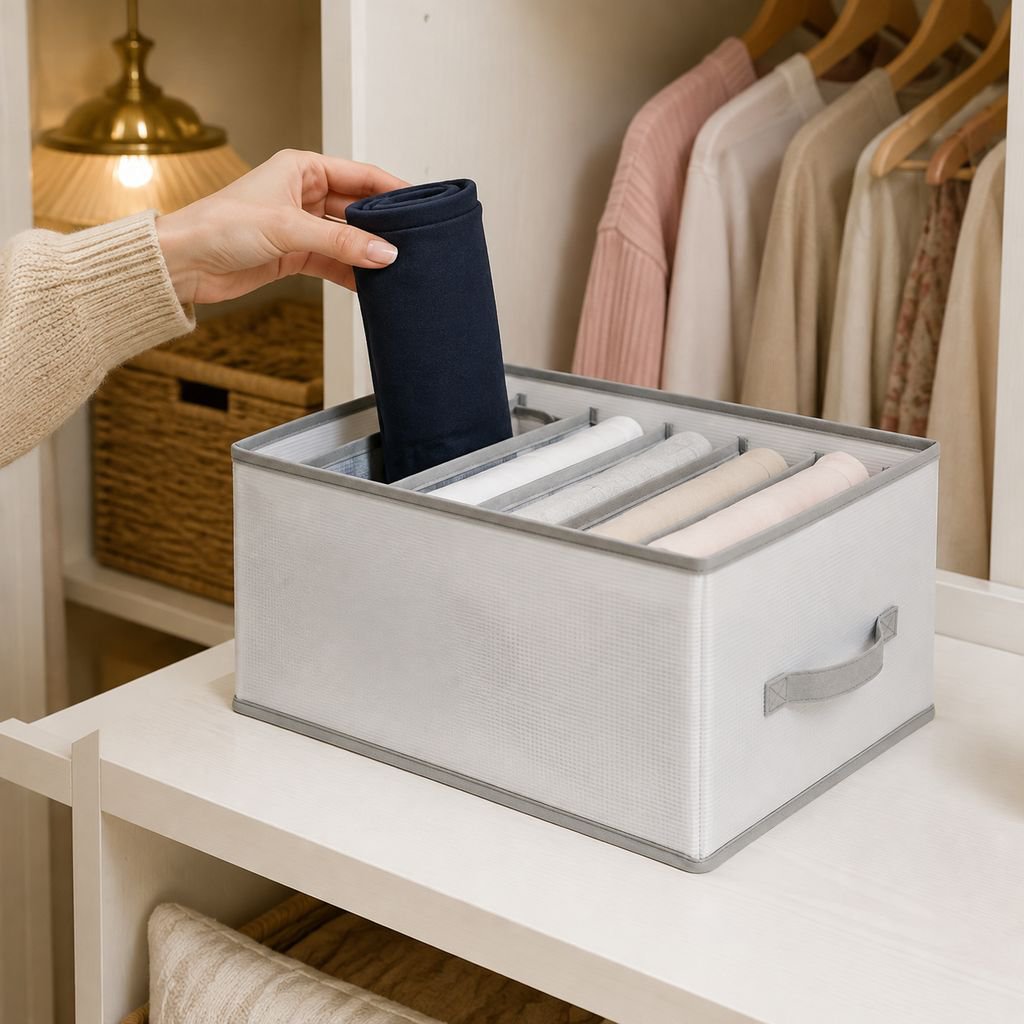 Washable Eight-Section Drawer Organiser