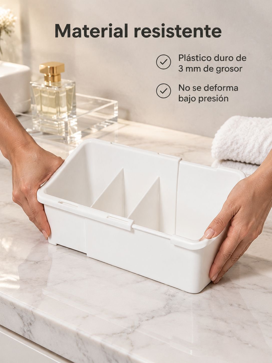 Organizador de oficina extensible para tener los artículos a mano