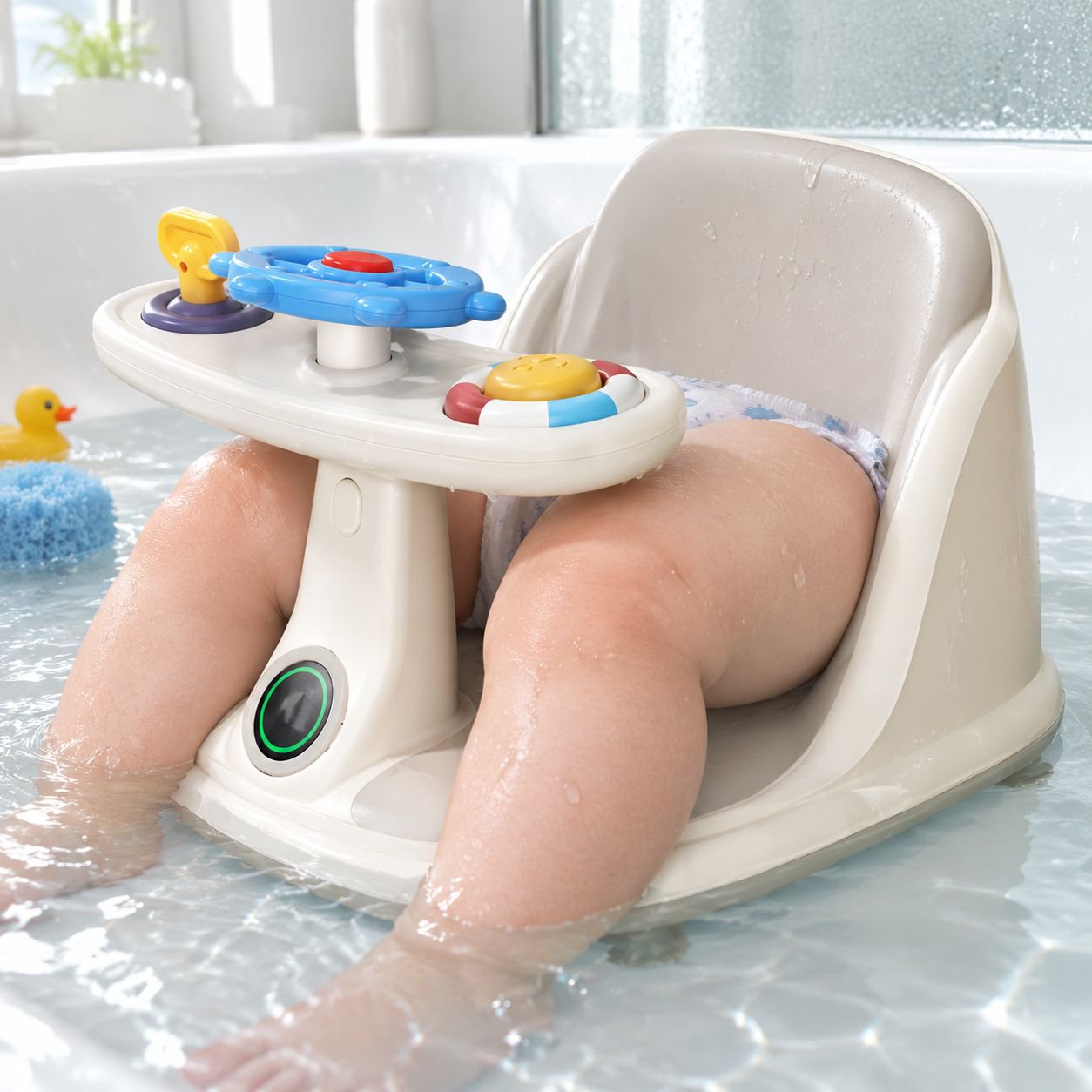 Ergonomischer Baby Badesessel für sicheres Baden