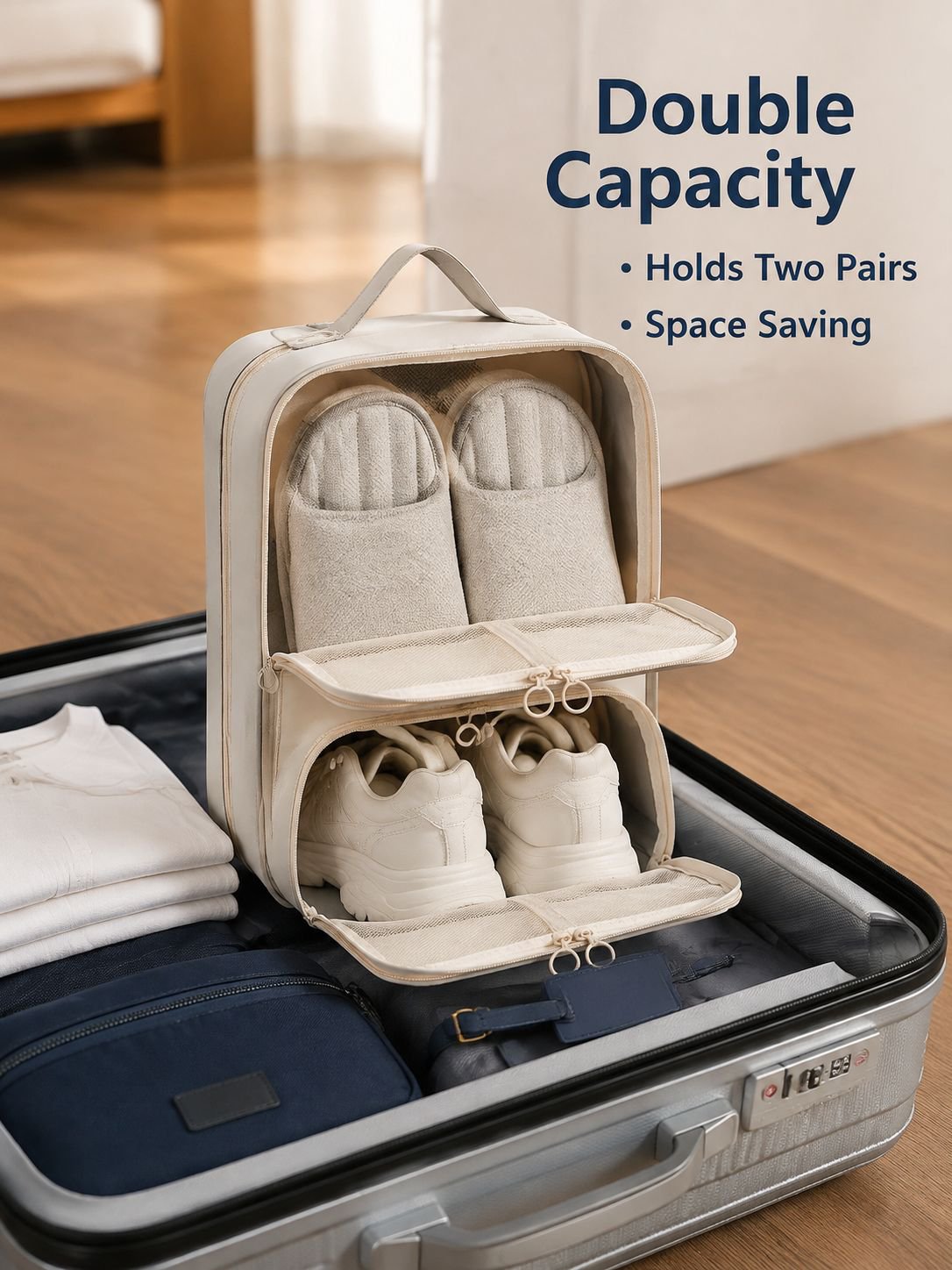 Large capacity travel storage bag
