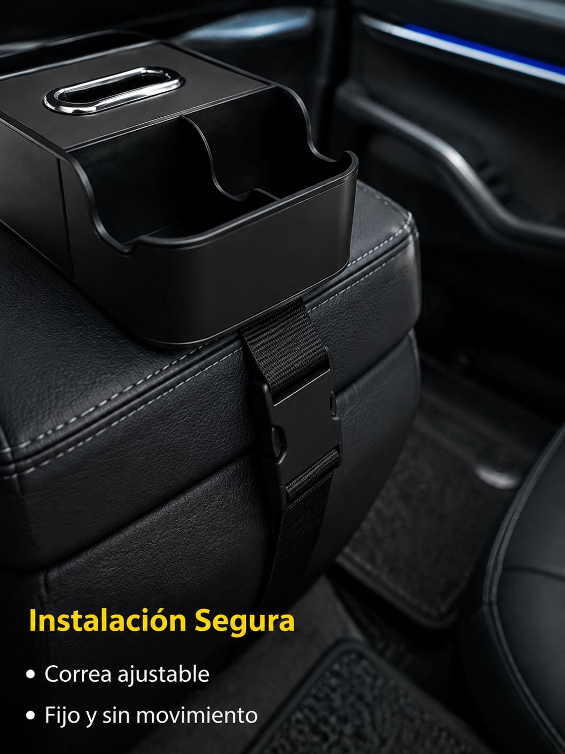 Caja de pañuelos multifuncional para coche