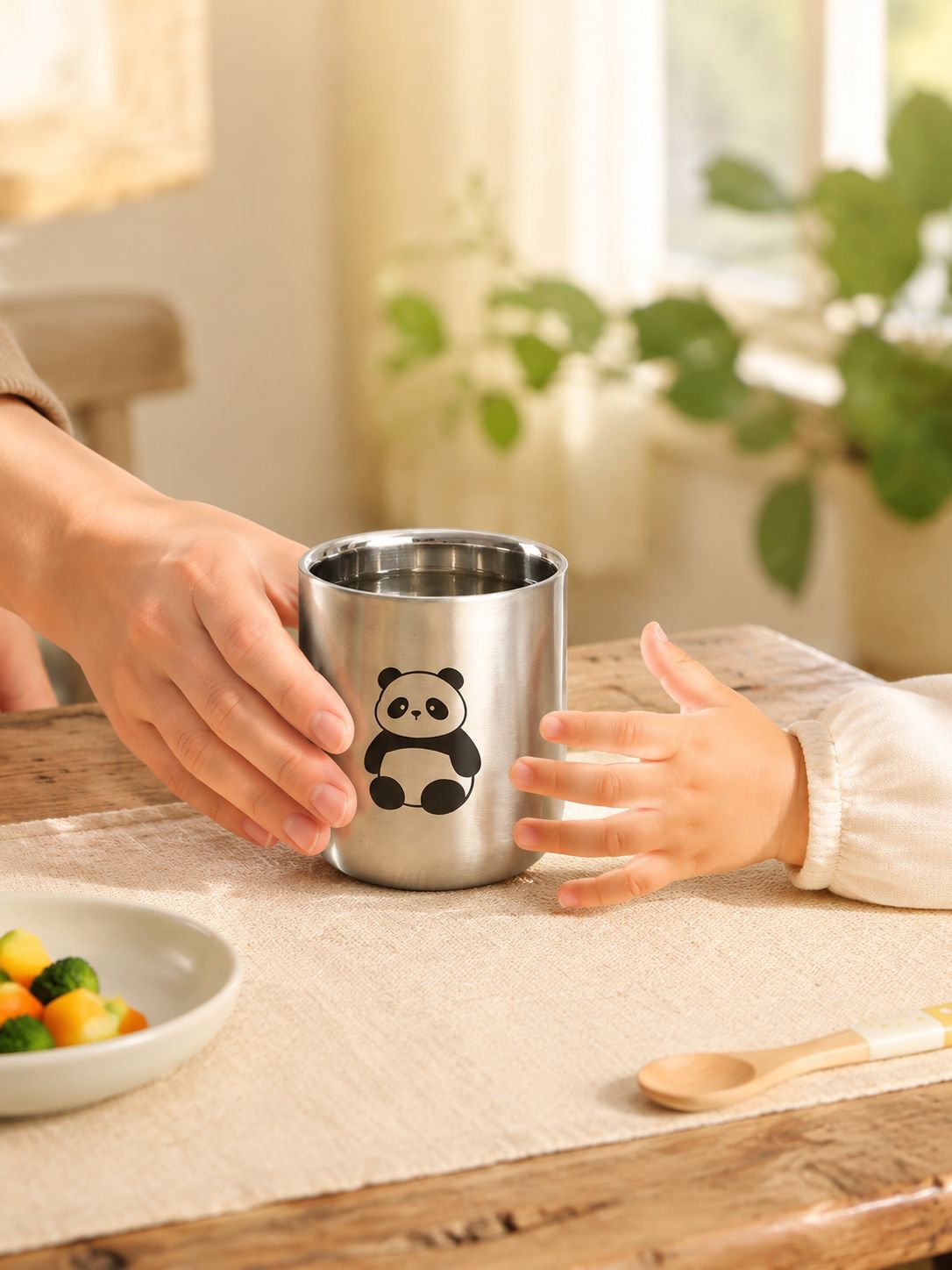 Taza moderna y elegante de doble pared para bebidas frías y calientes