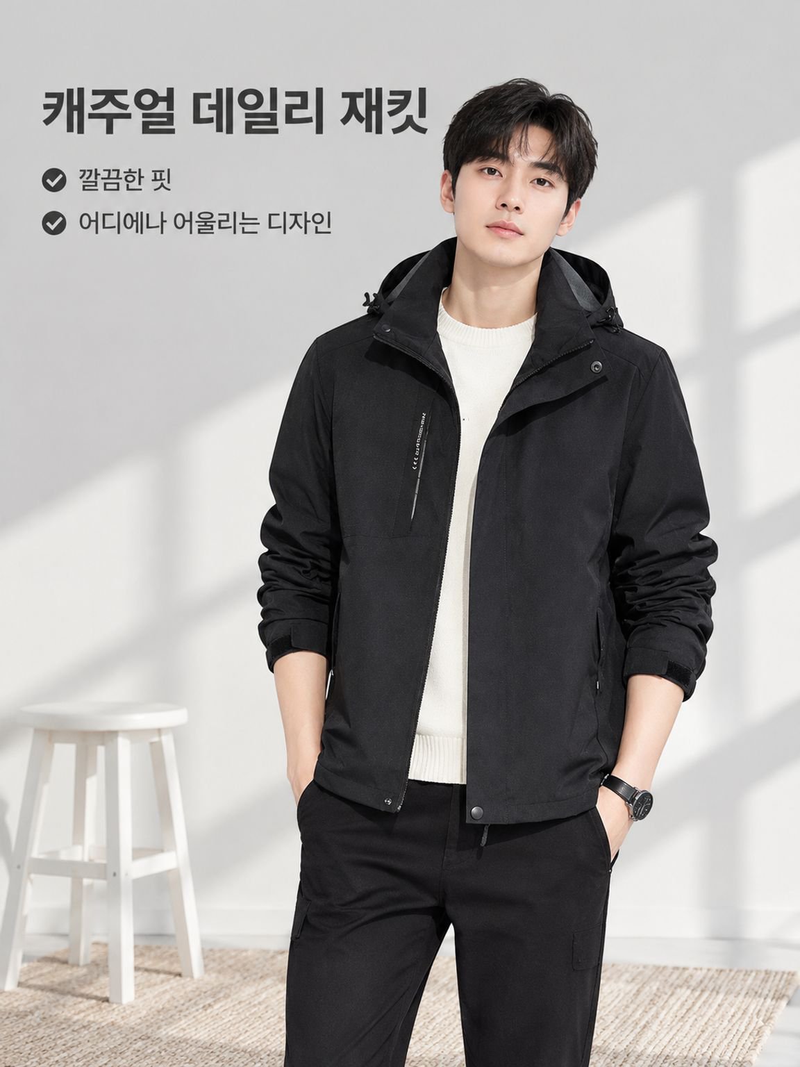 가을 겨울 아웃도어 캐주얼 방풍 보온 기능 자켓