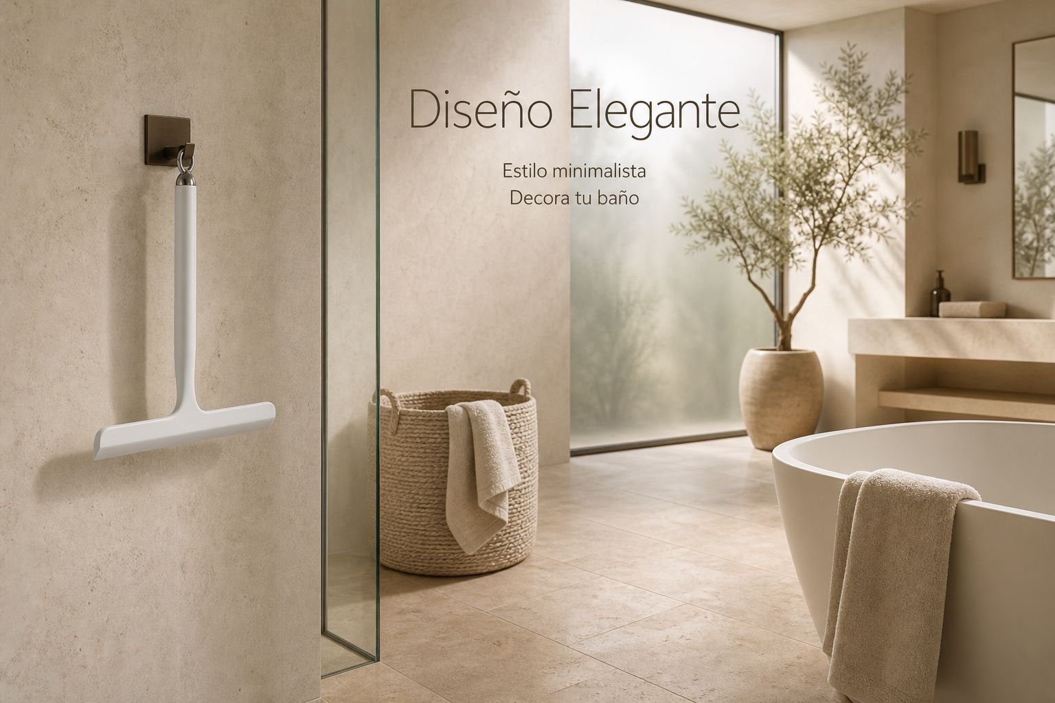 Rasqueta ideal para mantener ventanas impecables