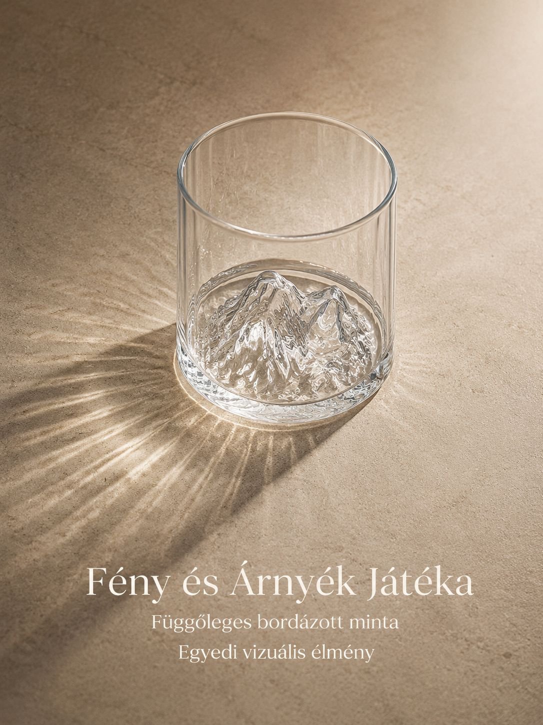 Minőségi üvegpohár whiskyhez