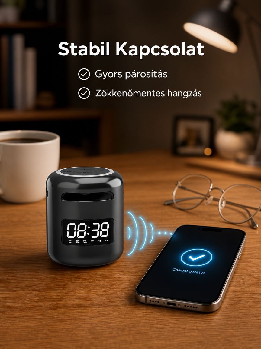 Vezeték nélküli intelligens Bluetooth hangszóró