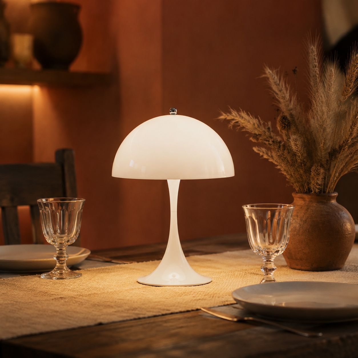 Lámpara de mesa moderna decorativa