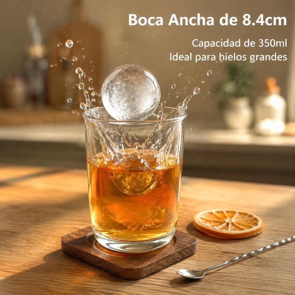 Vaso de agua de vidrio transparente grueso