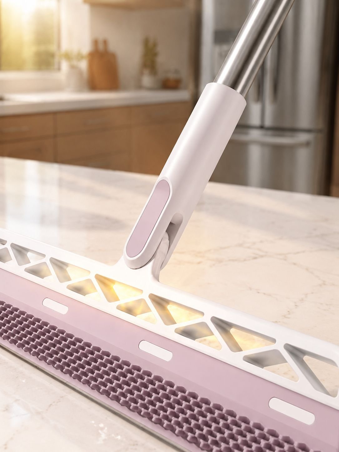 Versatile floor broom for cleaning different areas of the home