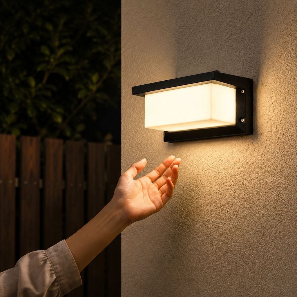 Minimalist Moisture-Proof Outdoor Wall Light for Main Gates and Yards