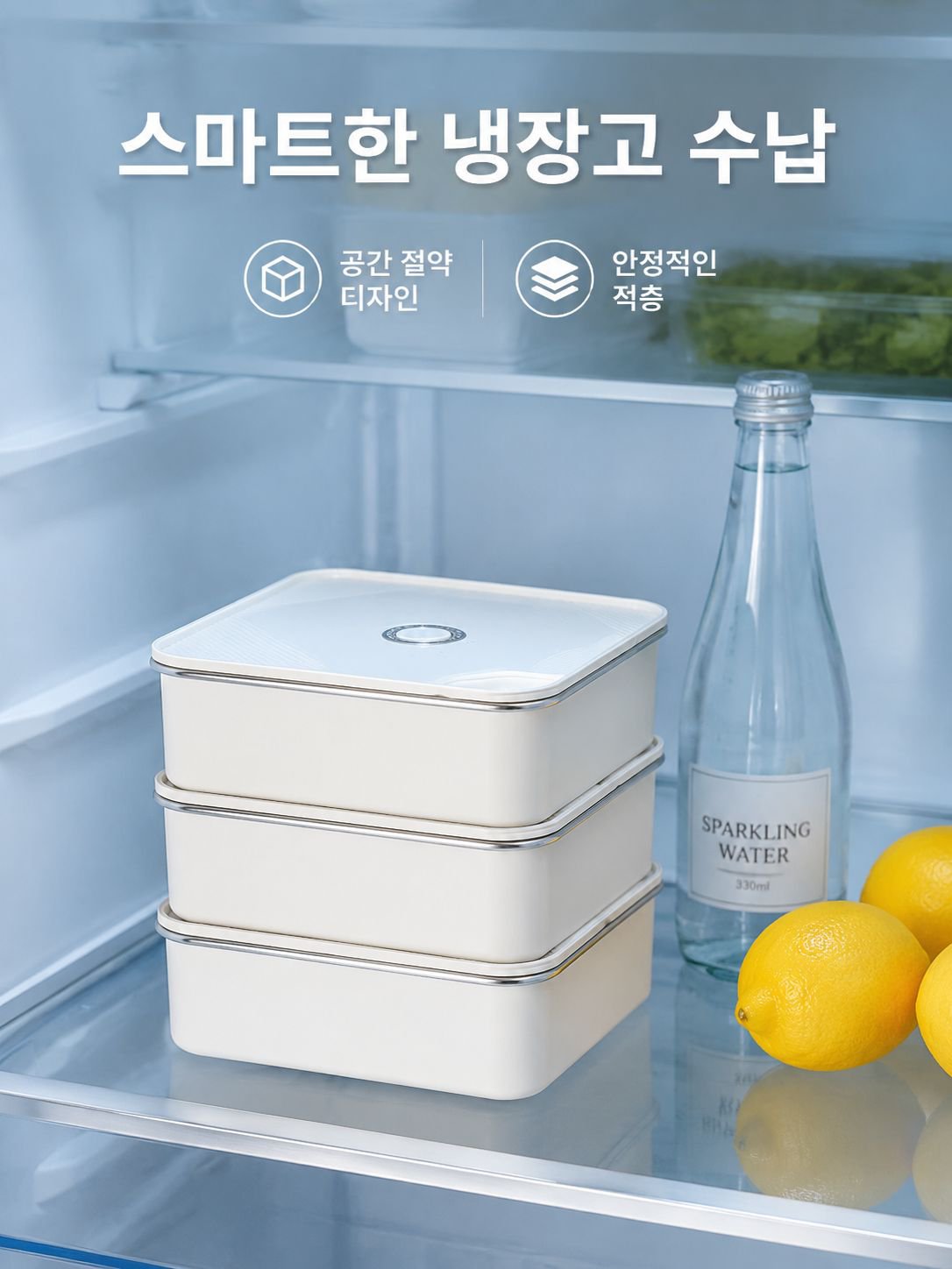 스테인리스강 항균 밀봉 신선함