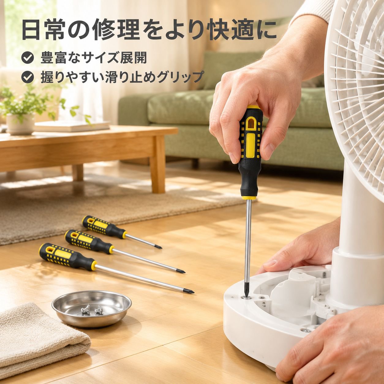 家庭用ドライバー修理工具