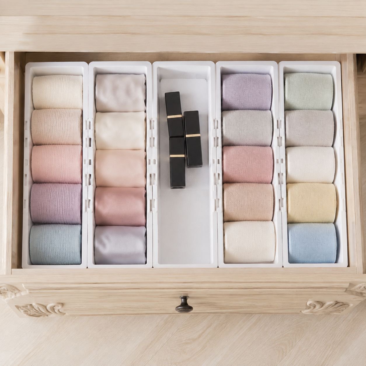 Organisateur de tiroir pour sous-vêtements et chaussettes