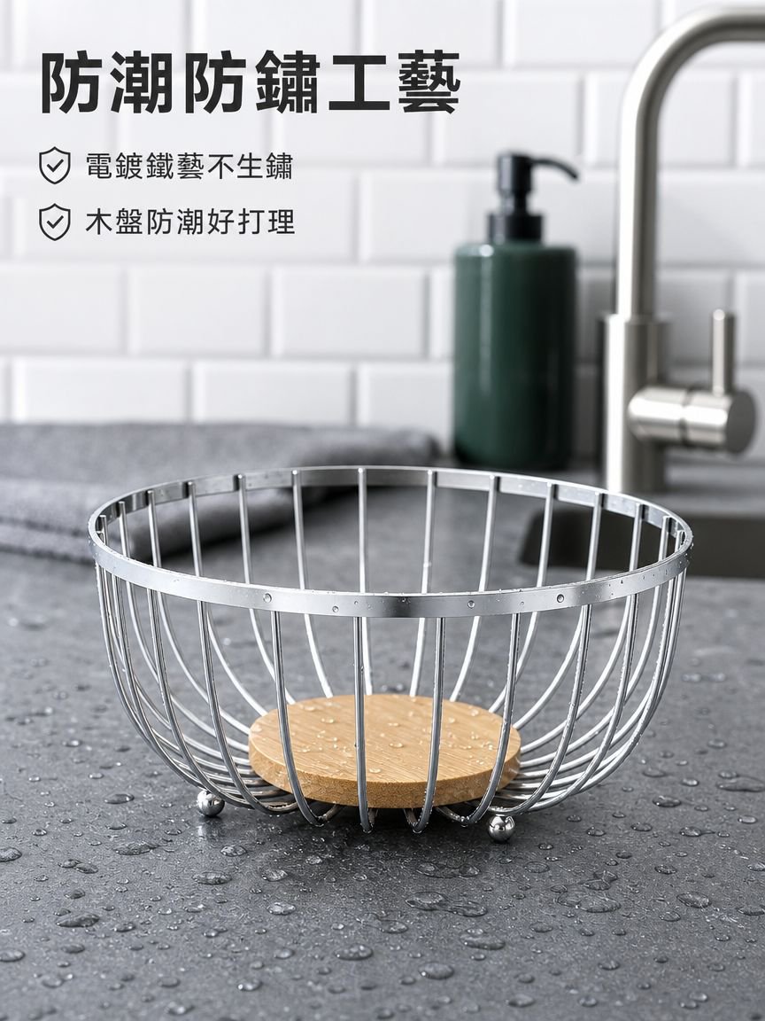 現代歐式簡約鐵藝點心糖果水果收納籃