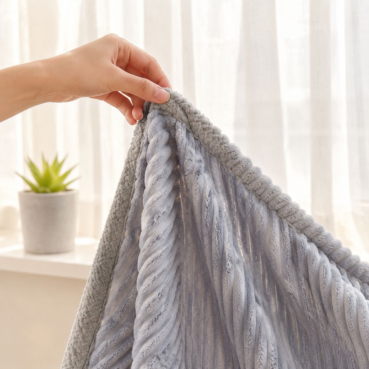 Portable blanket in office environment