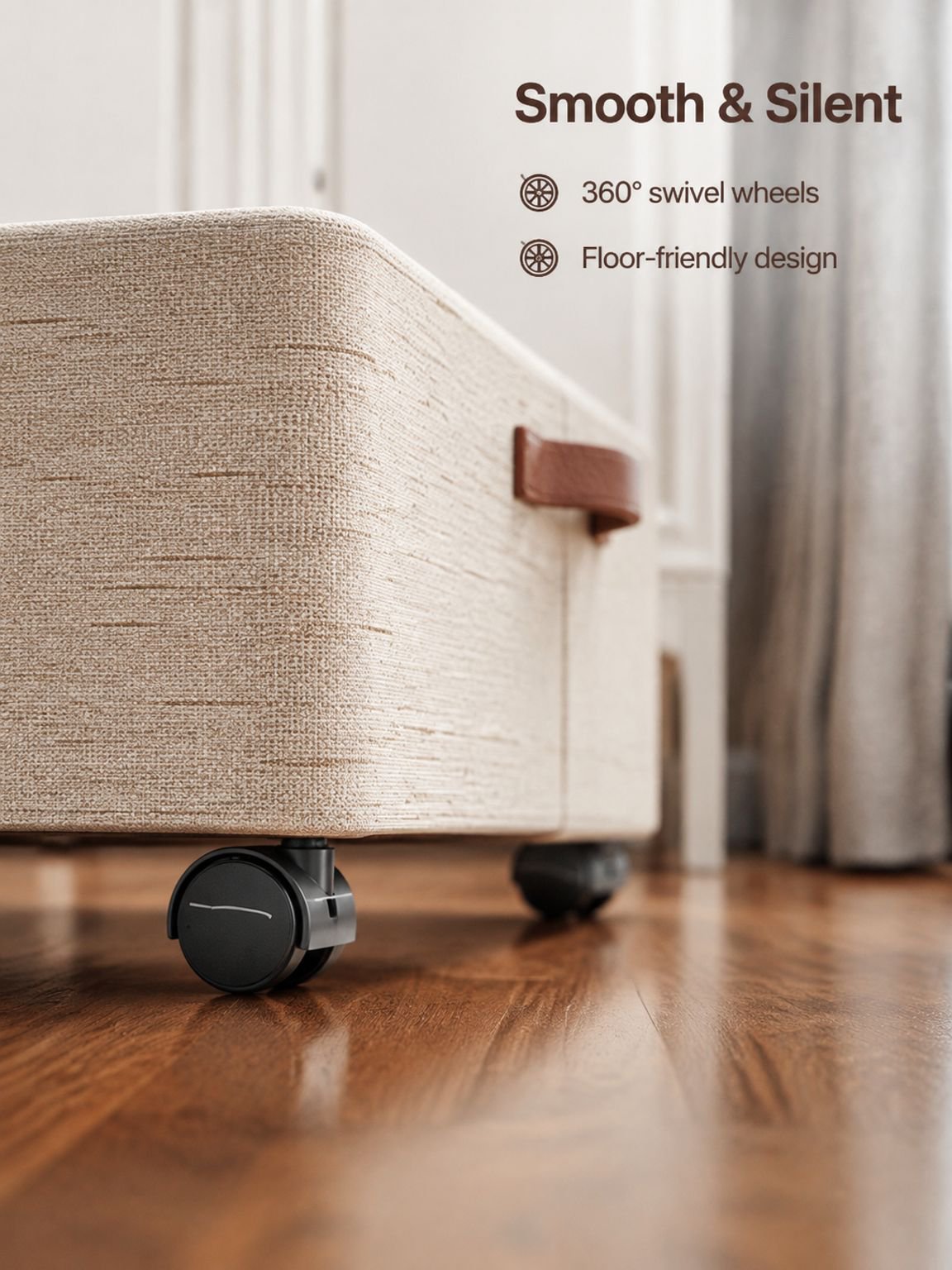 Under-Bed Storage Box with Wheels