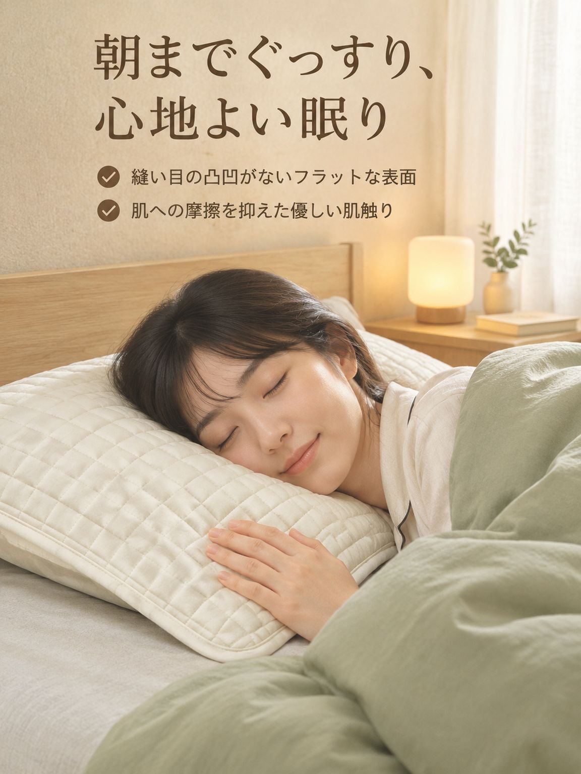 レイヤー分離枕カバー