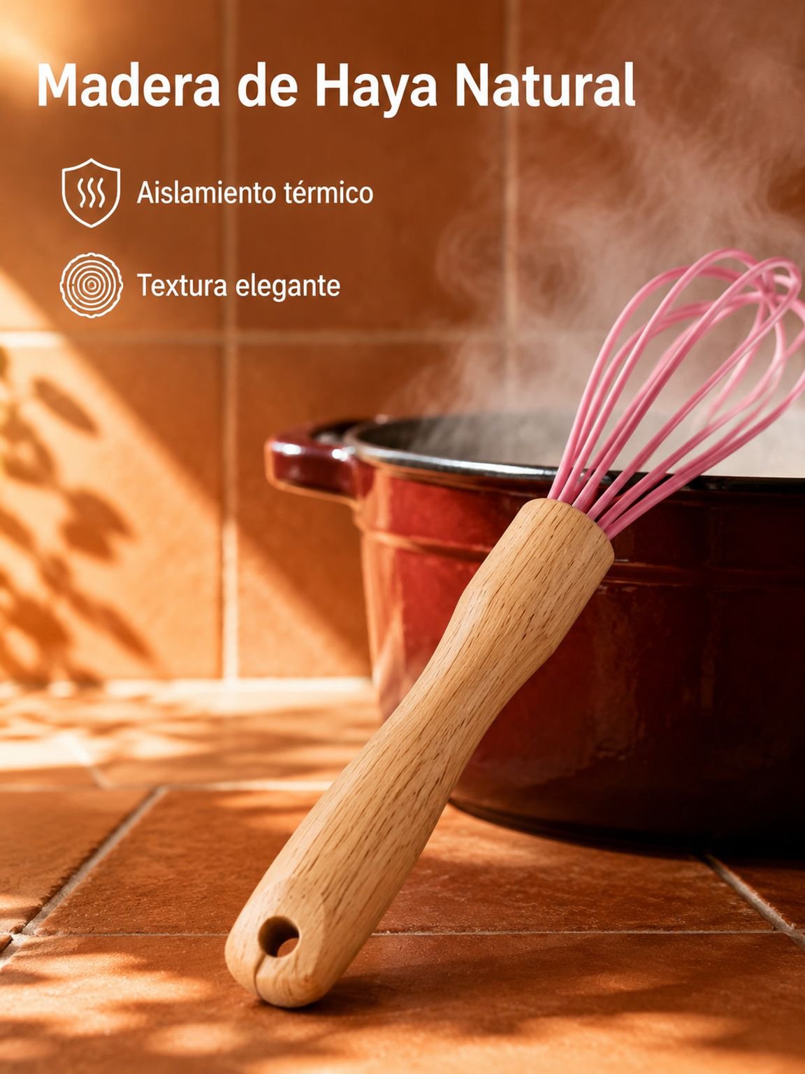 Utensilio de cocina manual ideal para preparar huevos y salsas