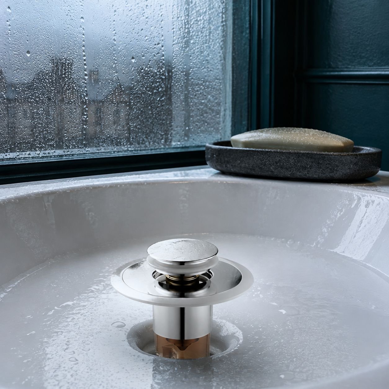 Durable kitchen sink drain accessory with anti-odor design